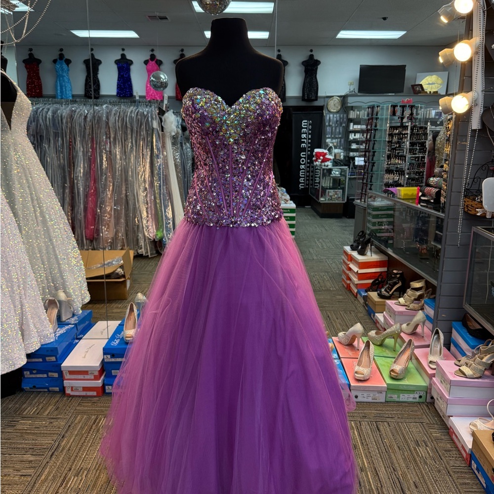 POSH PRECIOUS O10532 SZ-6 ORCHID GOWN PROM/FORMAL/PAGENT
